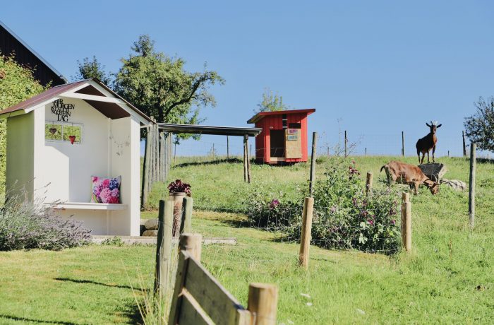 Unser Garten lädt zum Spielen, Träumen, Ausruhen,… ein