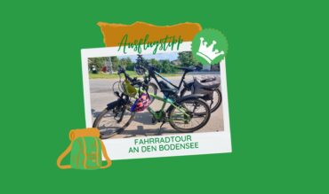 Fahrradtour mit den Kindern an den Bodensee